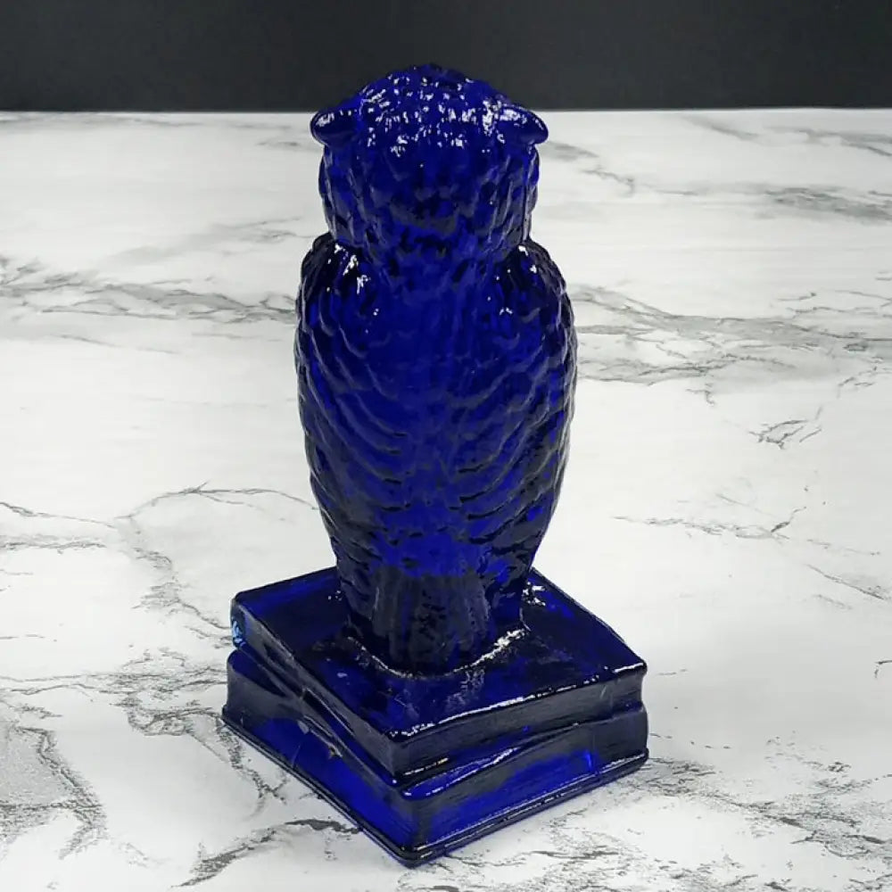 Degenhart Glass Wise Old Owl Paperweight Vintage Decor
