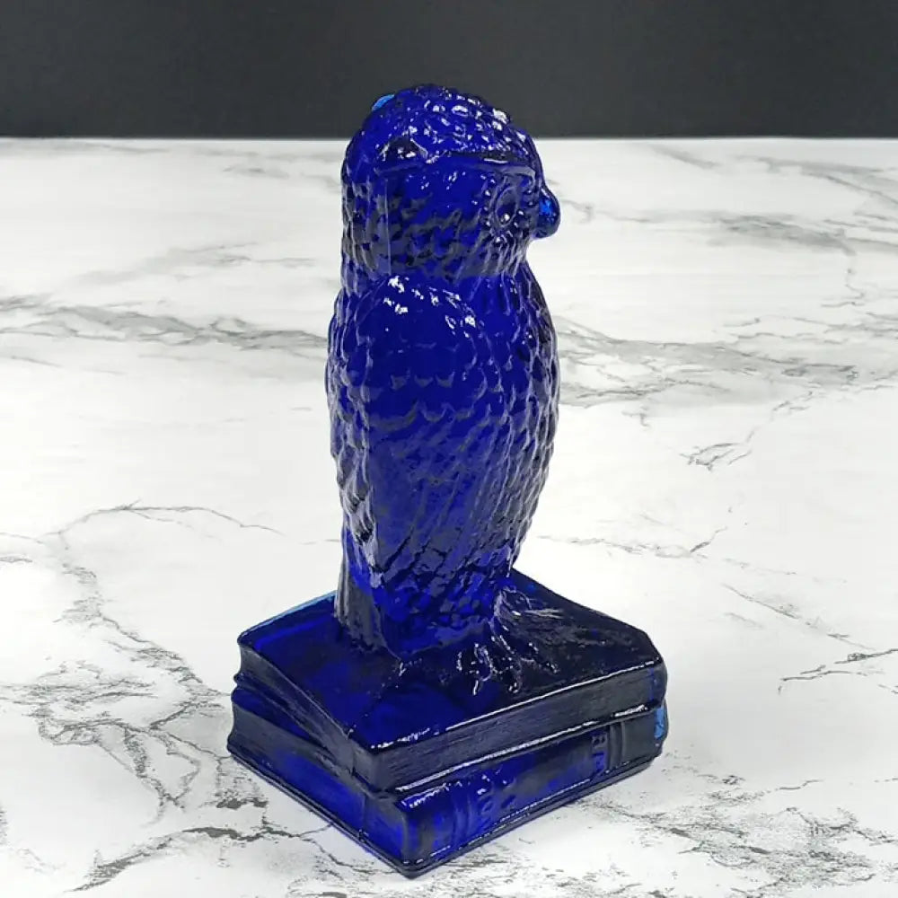 Degenhart Glass Wise Old Owl Paperweight Vintage Decor