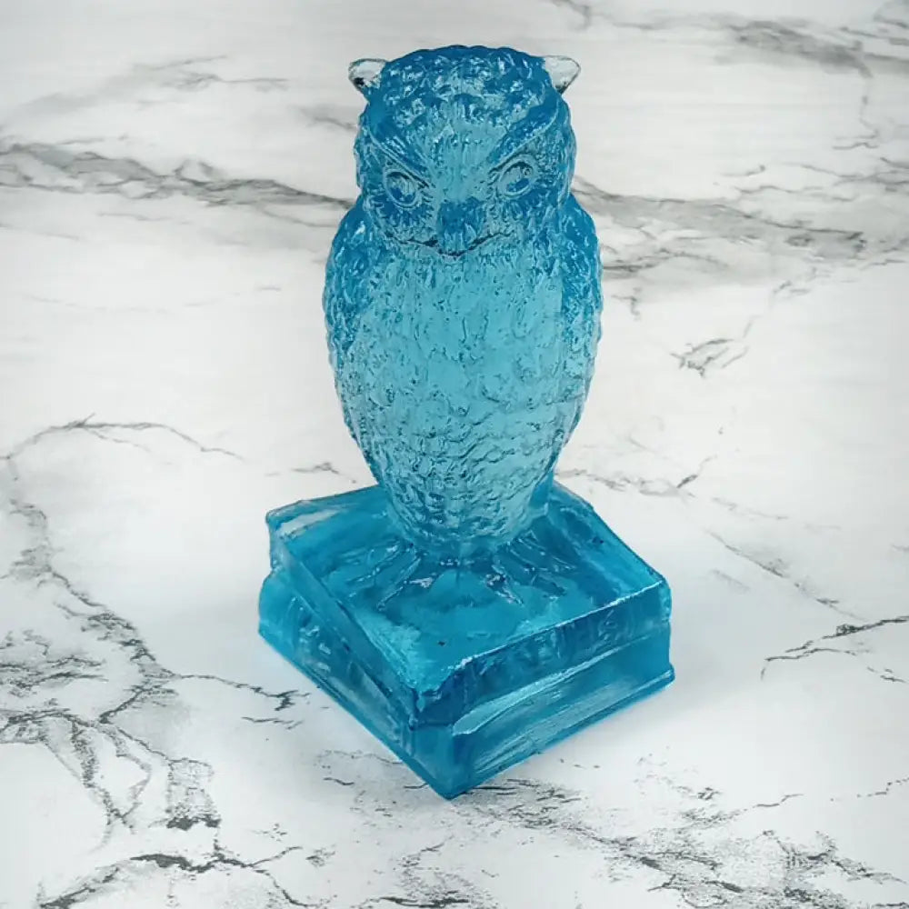 Degenhart Glass Wise Old Owl Paperweight Vintage Decor