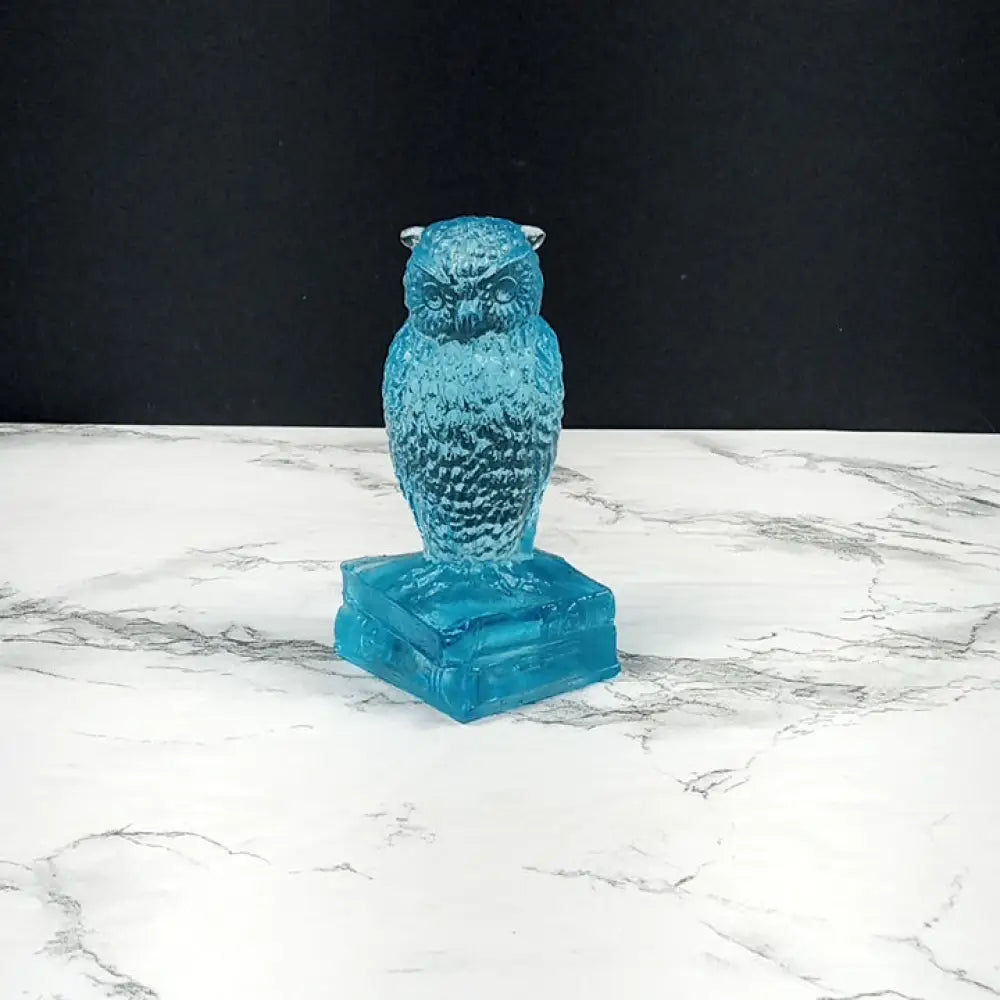 Degenhart Glass Wise Old Owl Paperweight Vintage Decor