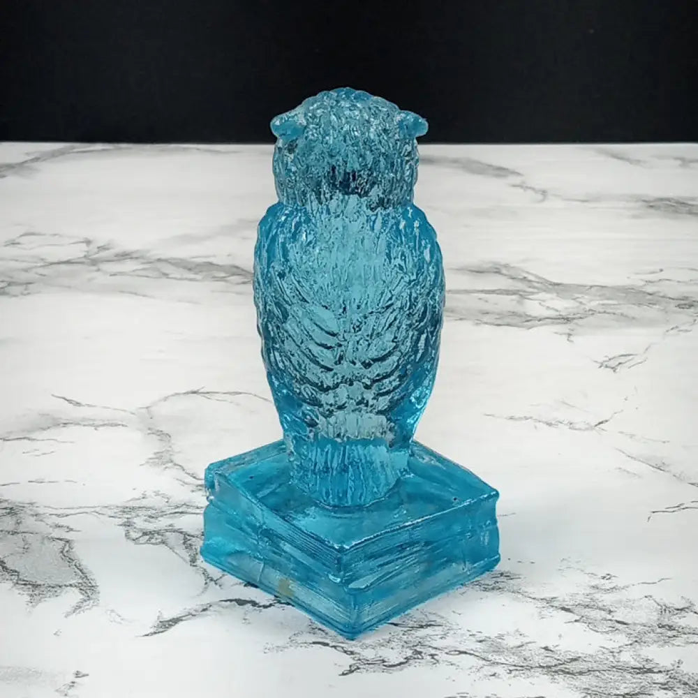 Degenhart Glass Wise Old Owl Paperweight Vintage Decor