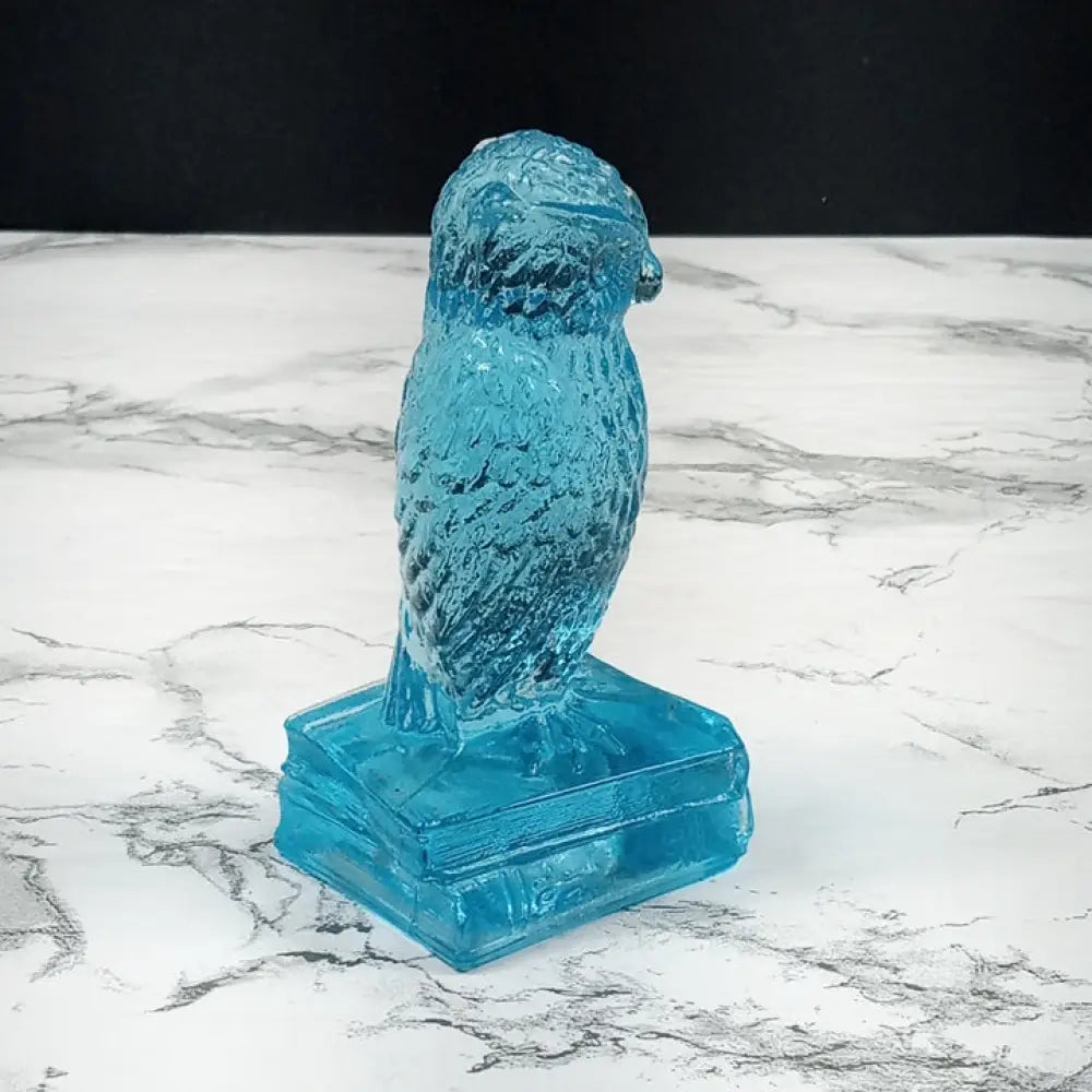 Degenhart Glass Wise Old Owl Paperweight Vintage Decor