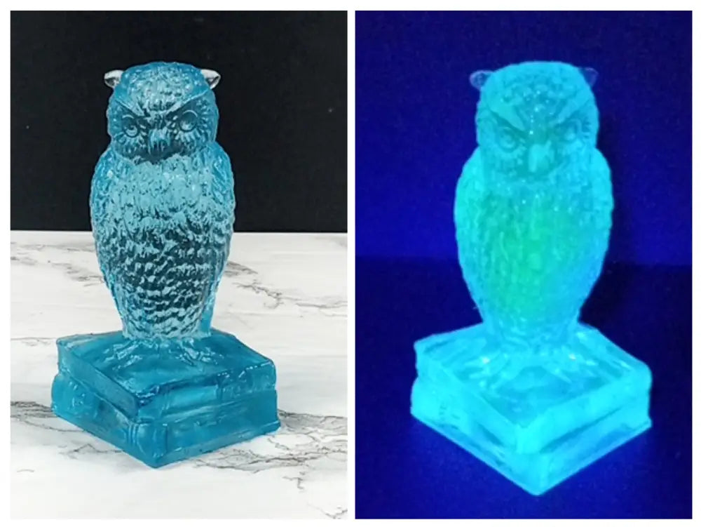 Degenhart Glass Wise Old Owl Paperweight Vintage Decor