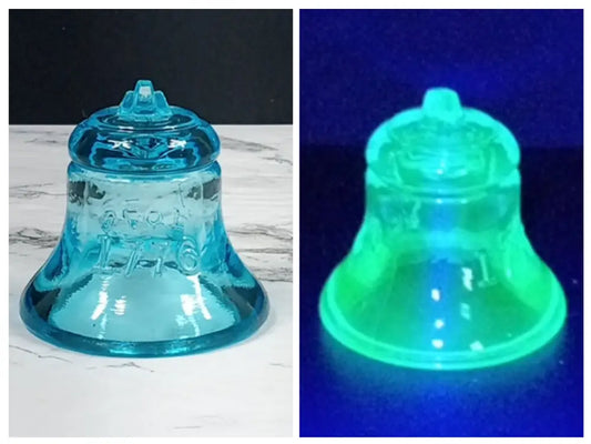Degenhart Liberty Bell Bicentennial Paperweight Trinket Vintage Decor