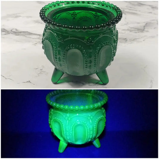 Degenhart Uv Glass Trinket Paperweight Vintage Decor