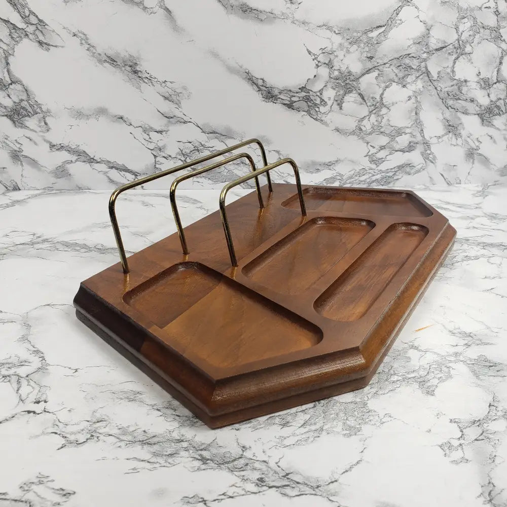 Desk Valet Solid Wood Vintage Decor