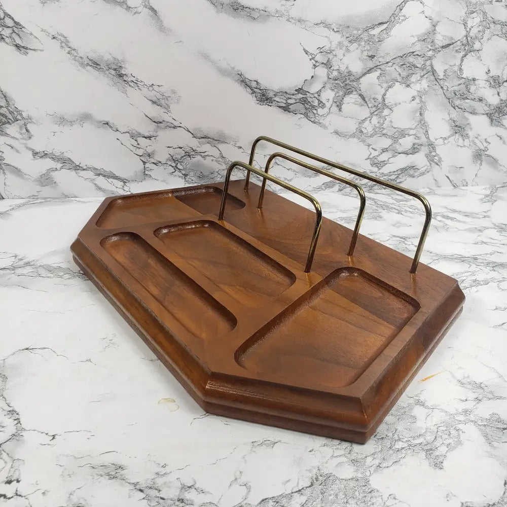 Desk Valet Solid Wood Vintage Decor