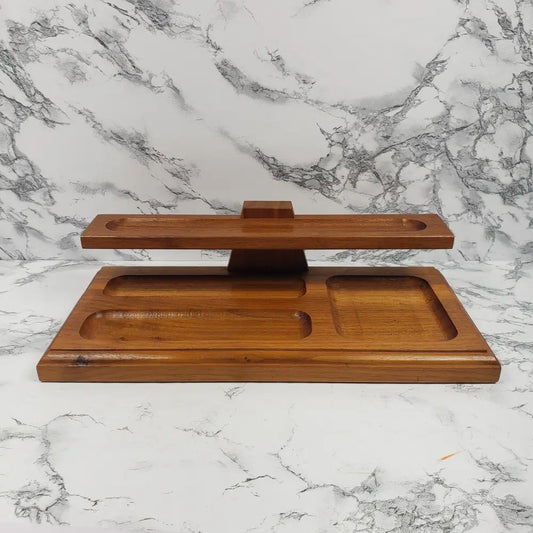 Desk Valet Solid Wood Vintage Decor