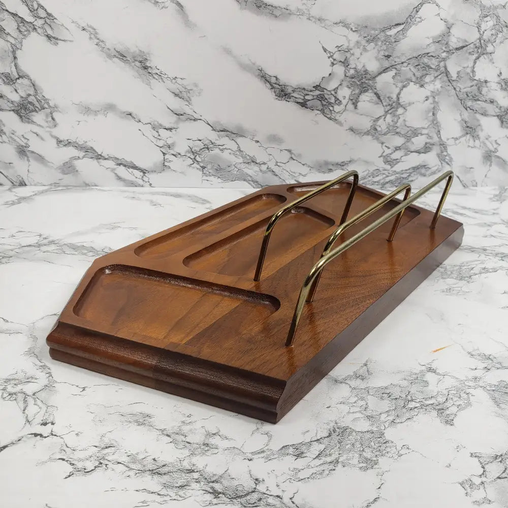 Desk Valet Solid Wood Vintage Decor