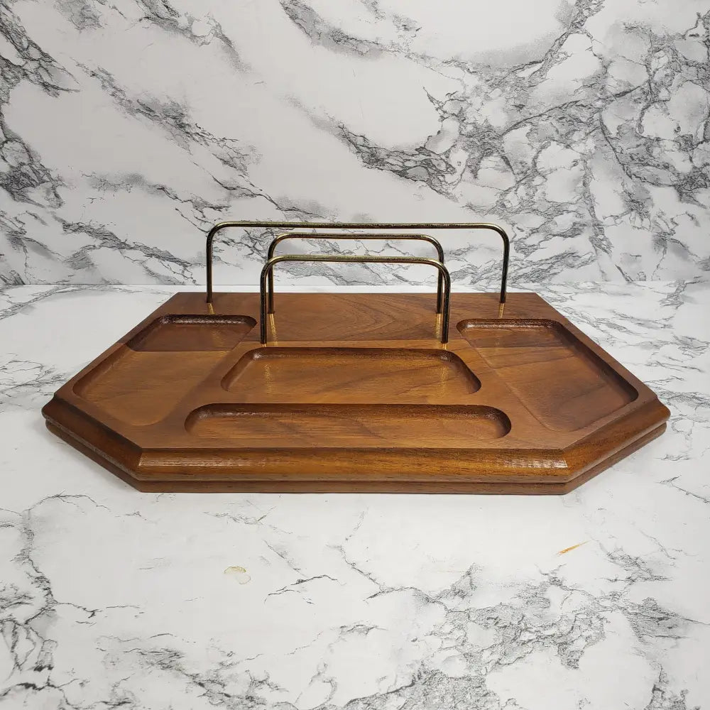 Desk Valet Solid Wood Vintage Decor