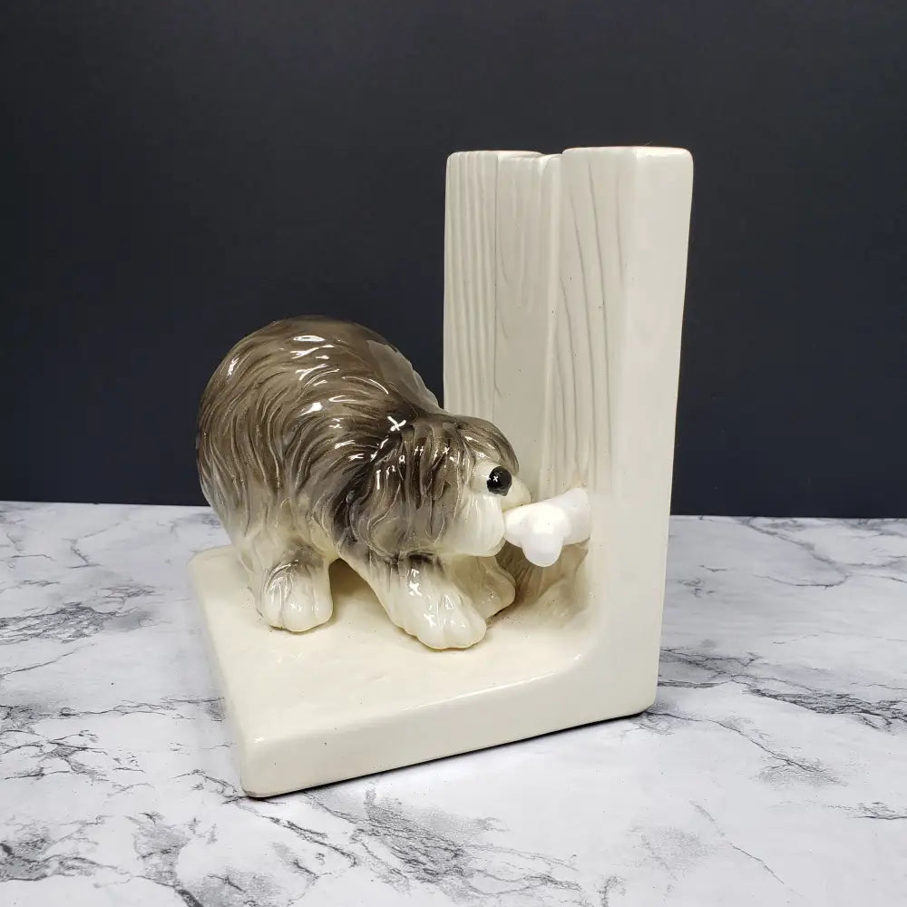 Dog Bookends Japan Vintage Decor
