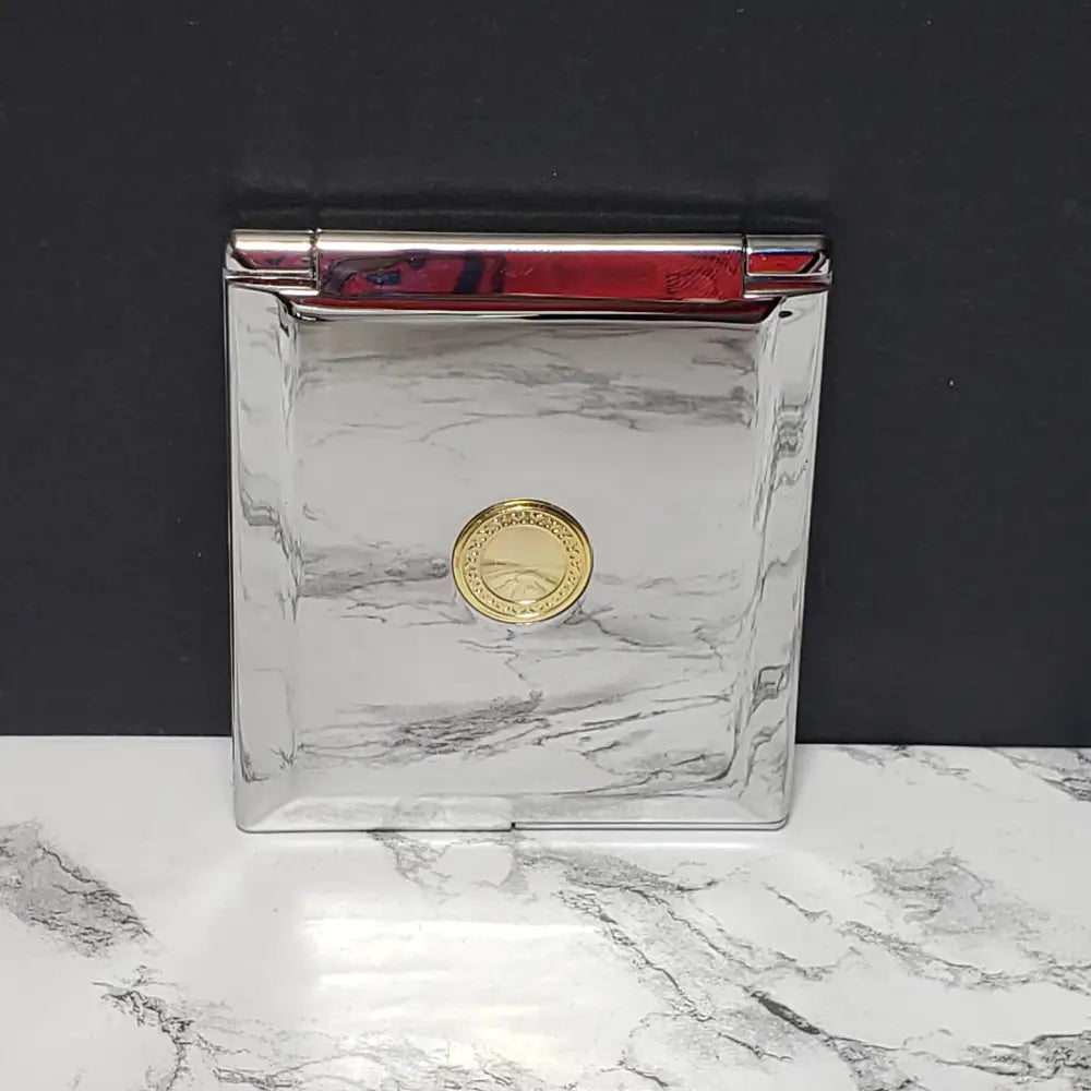 Dual Mirror Compact With Case Hong Kong (Vintage) Decor