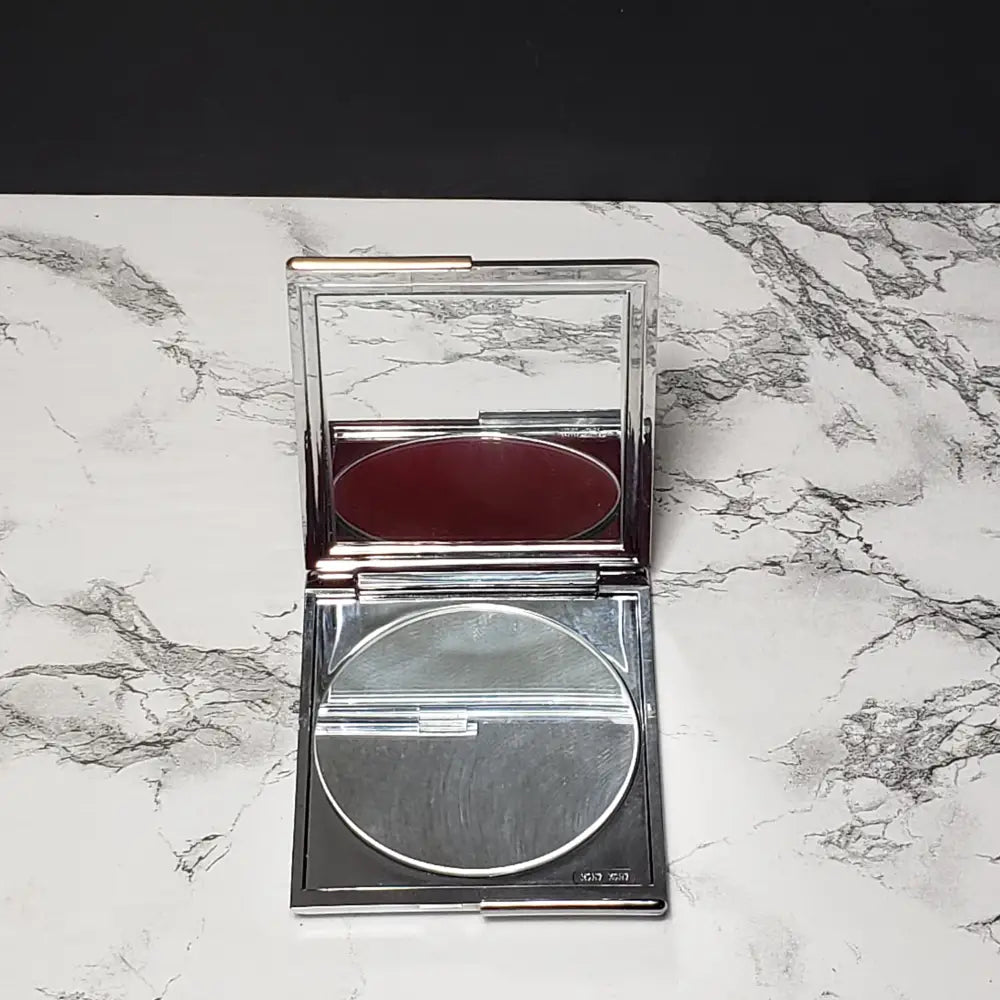 Dual Mirror Compact With Case Hong Kong (Vintage) Decor