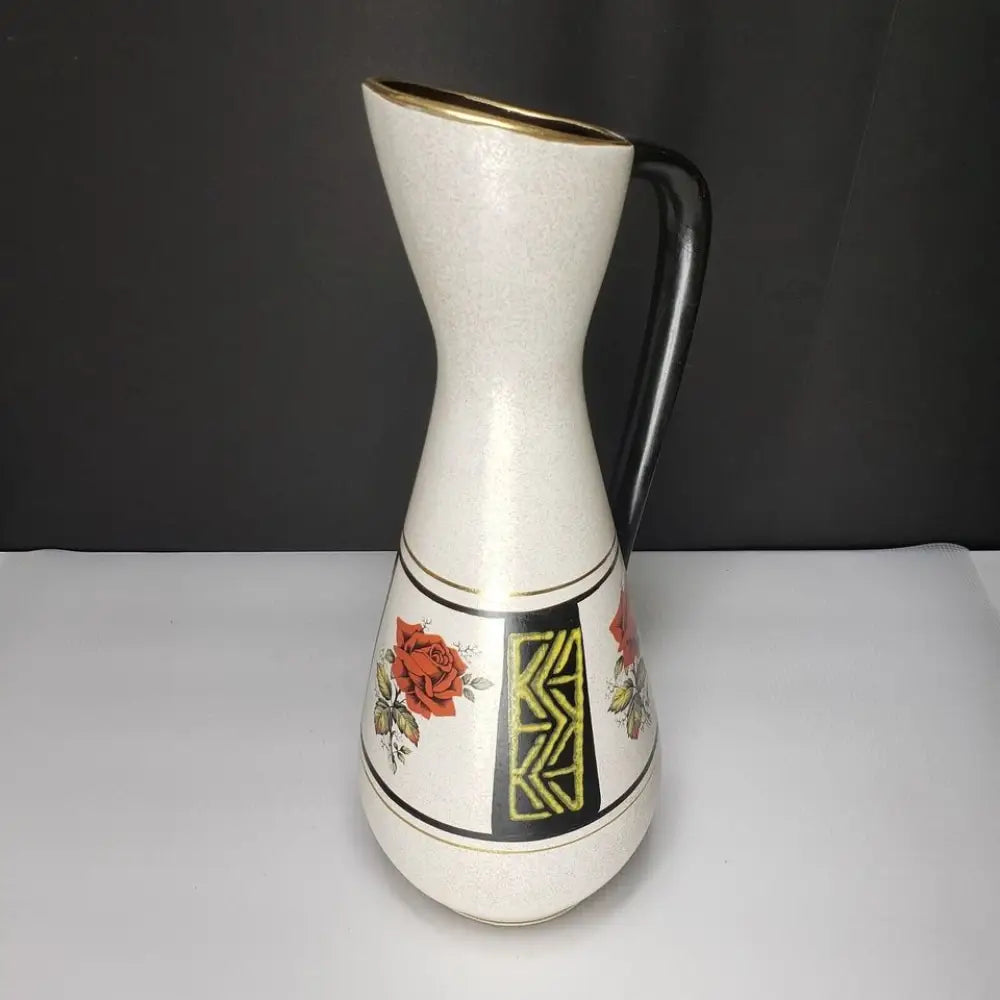 Dumbler & Breiden Water Pitcher Vase Hand Painted West