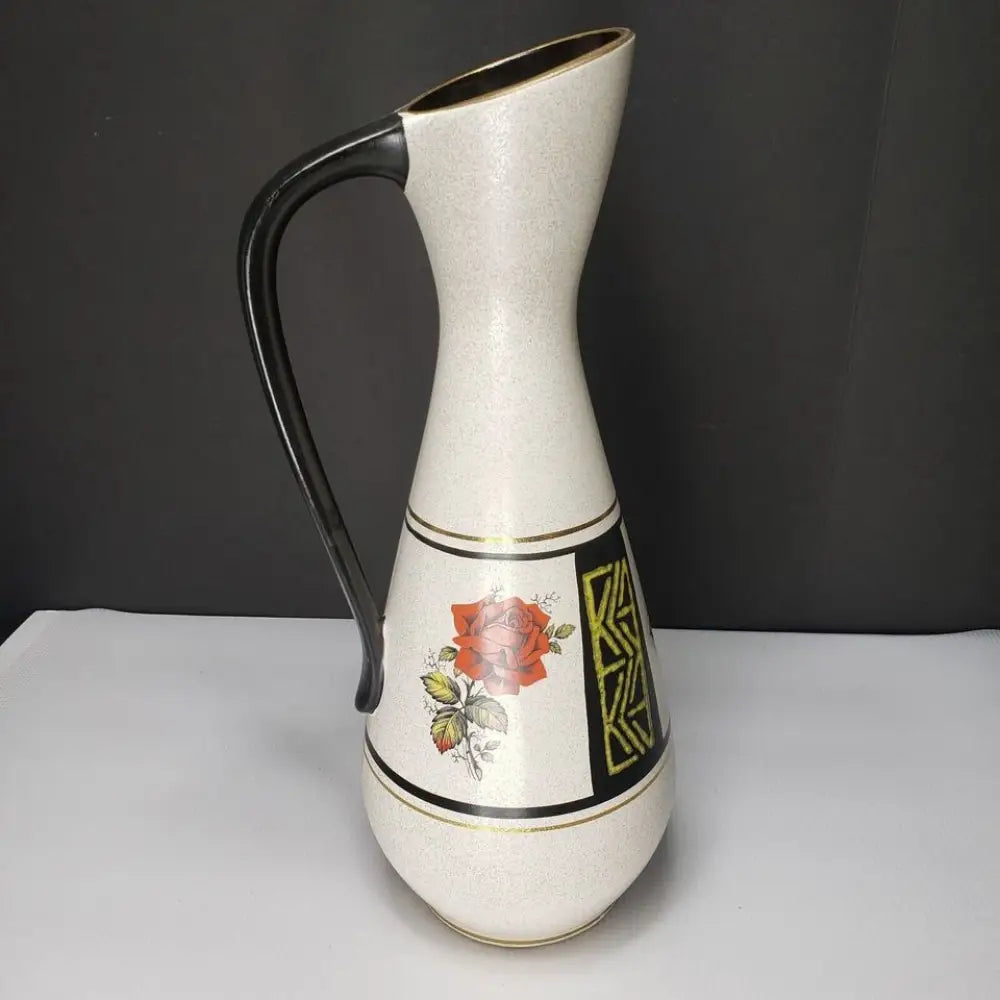 Dumbler & Breiden Water Pitcher Vase Hand Painted West
