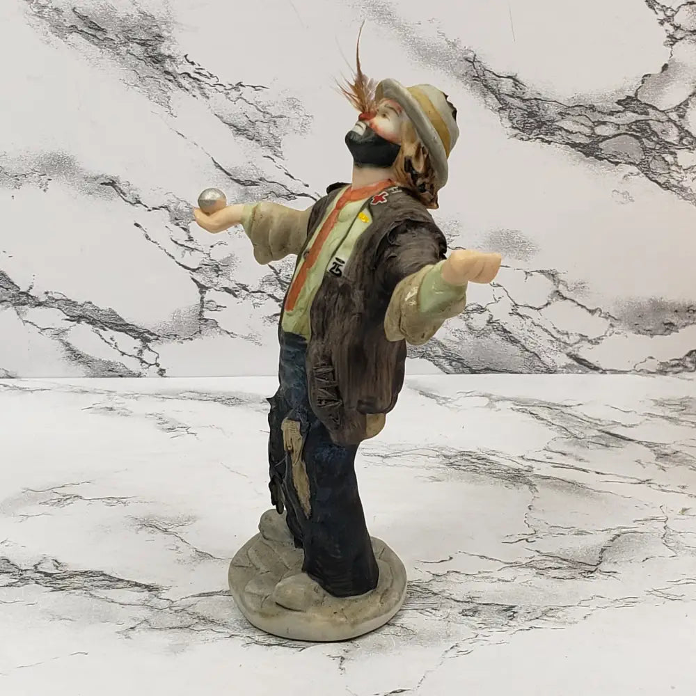 Emmitt Kelly Jr Clown Figurine Vintage Decor