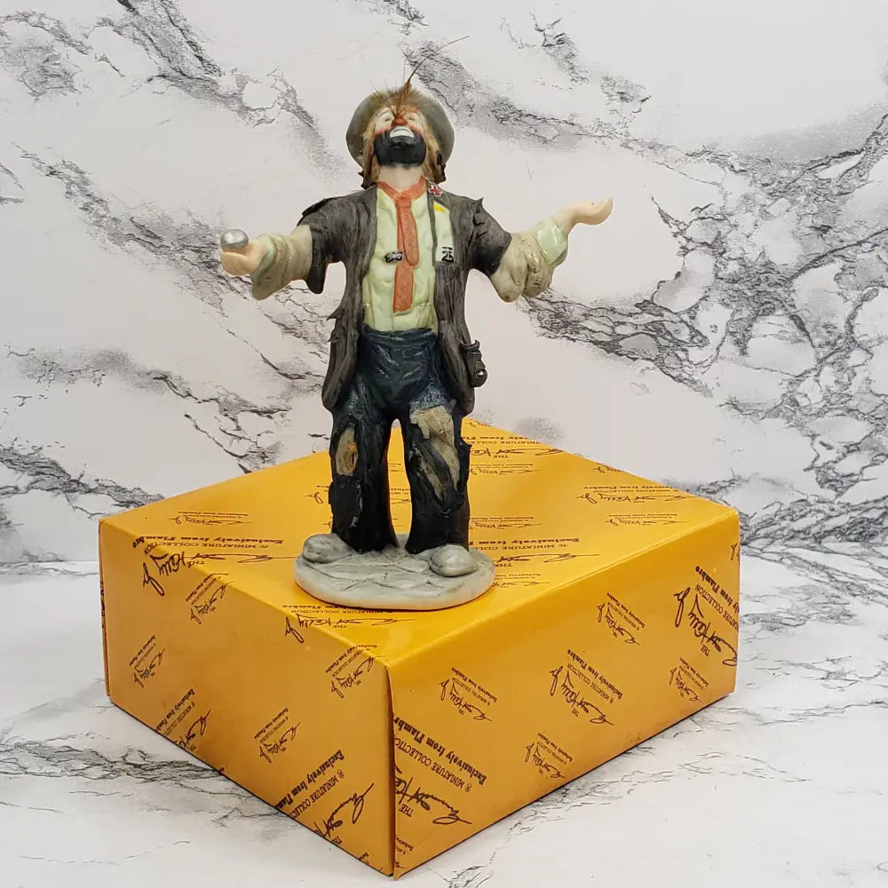 Emmitt Kelly Jr Clown Figurine Vintage Decor