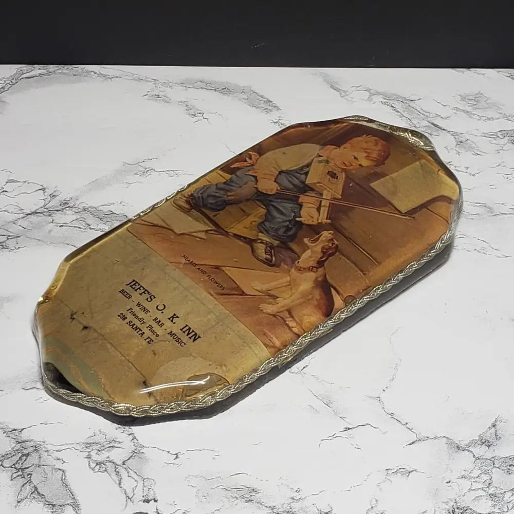 Handmade Epoxy Bar Folk Art (Vintage) Decor