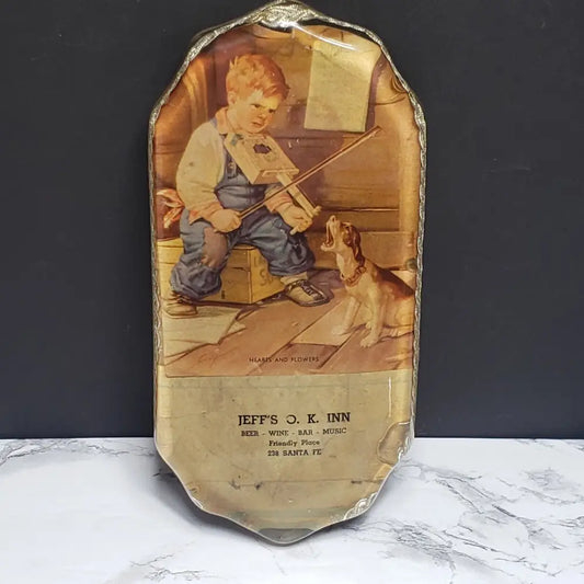 Handmade Epoxy Bar Folk Art (Vintage) Decor