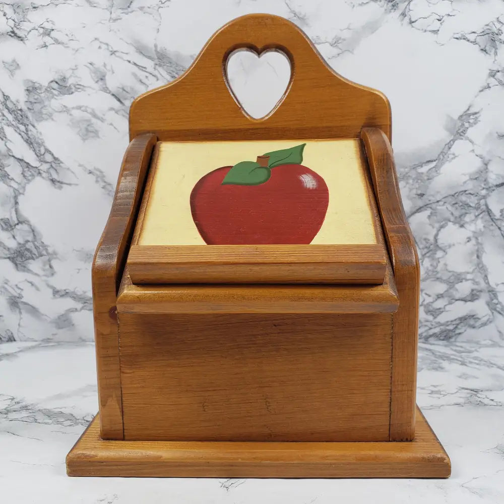 Farmhouse Recipe Box Handmade Solid Wood Vintage