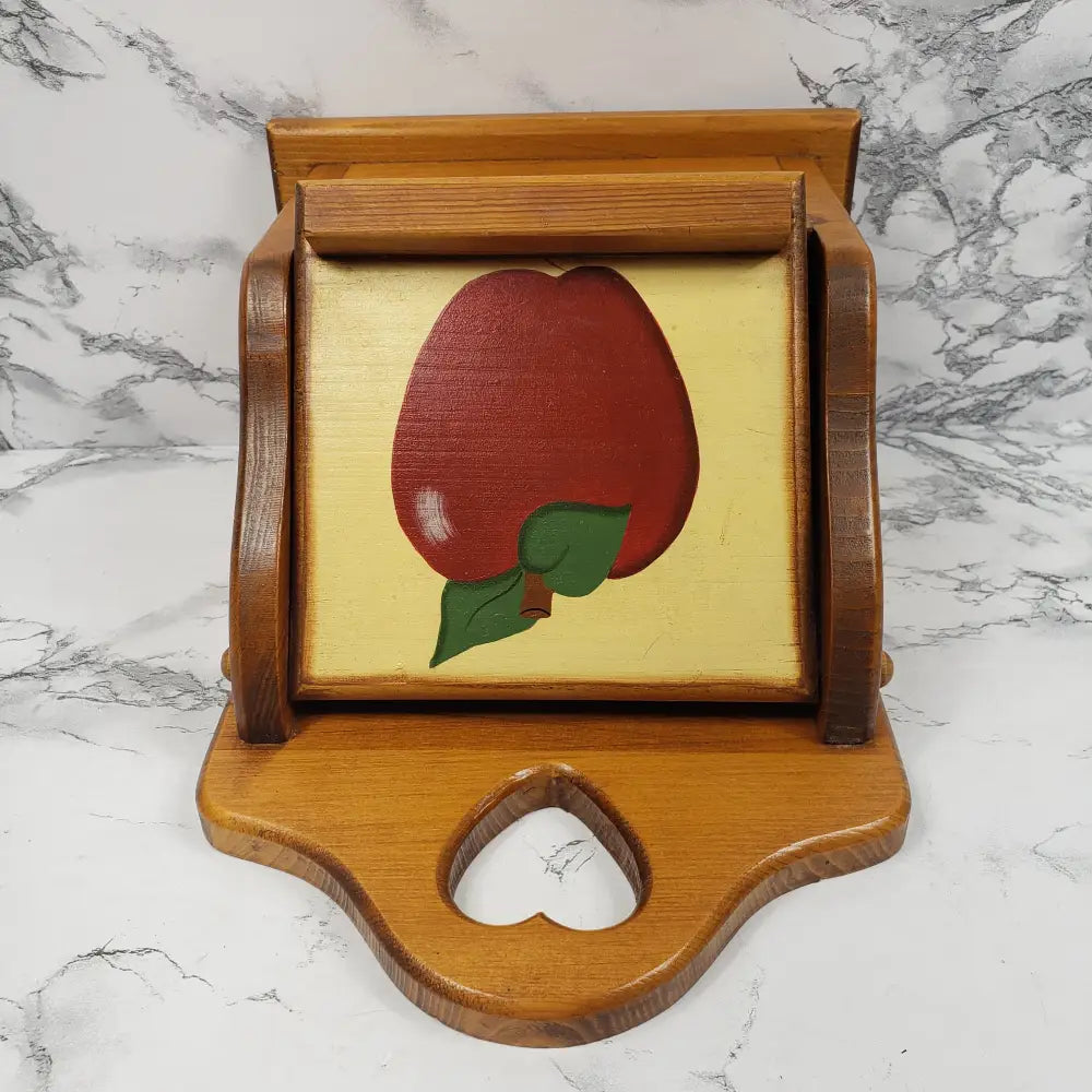Farmhouse Recipe Box Handmade Solid Wood Vintage