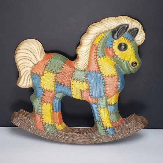 Foam Craft Patchwork Rocking Horse Vintage Decor