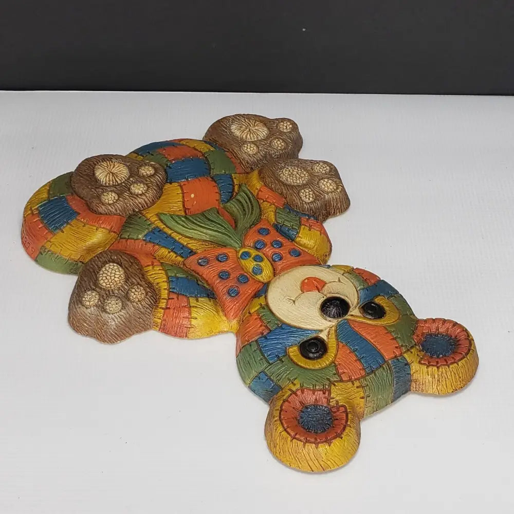 Foam Craft Patchwork Teddy Bear Vintage Decor