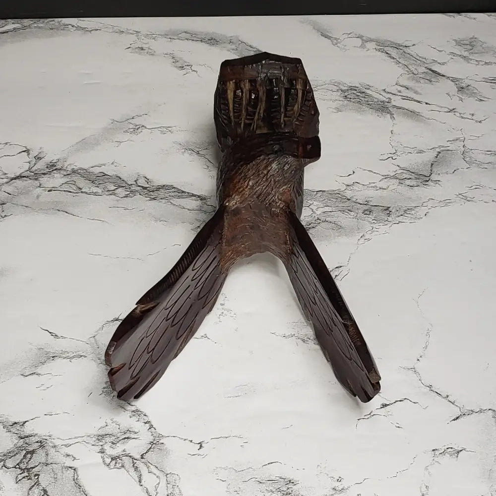 Hand Carved Ironwood Eagle (Vintage) Decor