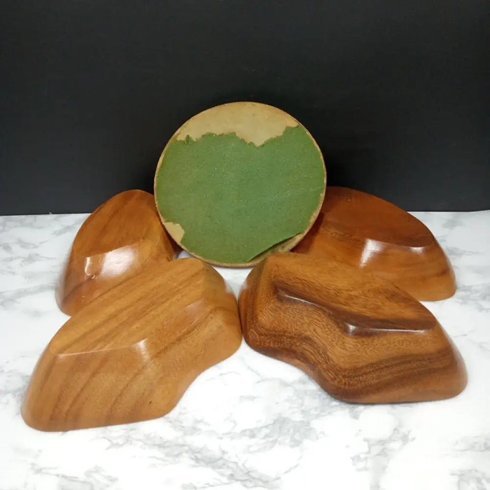 Hand Carved Lazy Susan Serving Tray ( Vintage ) Decor