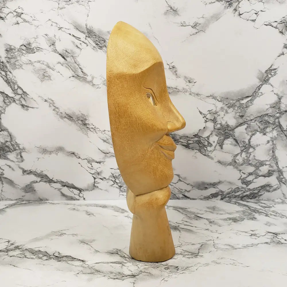 Hand Carved Mask Wall Table Art Vintage Decor