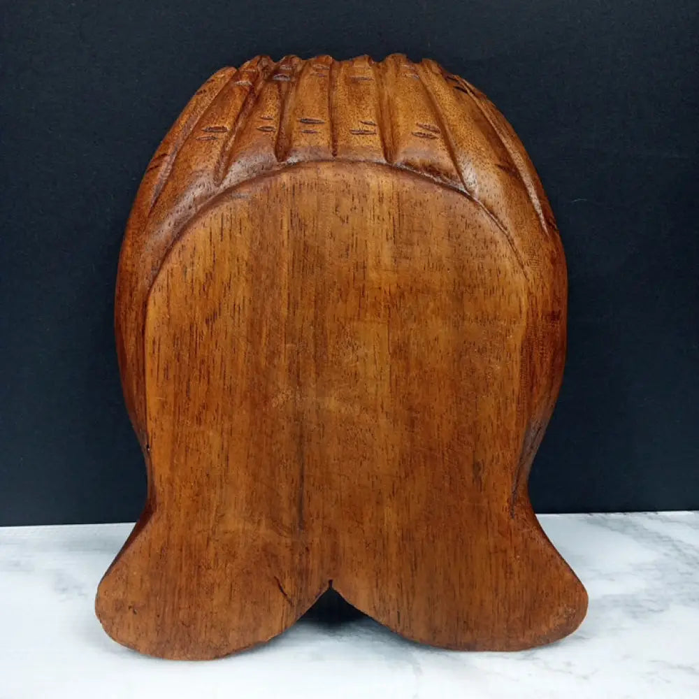 Hand Carved Open Hands Solid Wood ( Vintage ) Decor