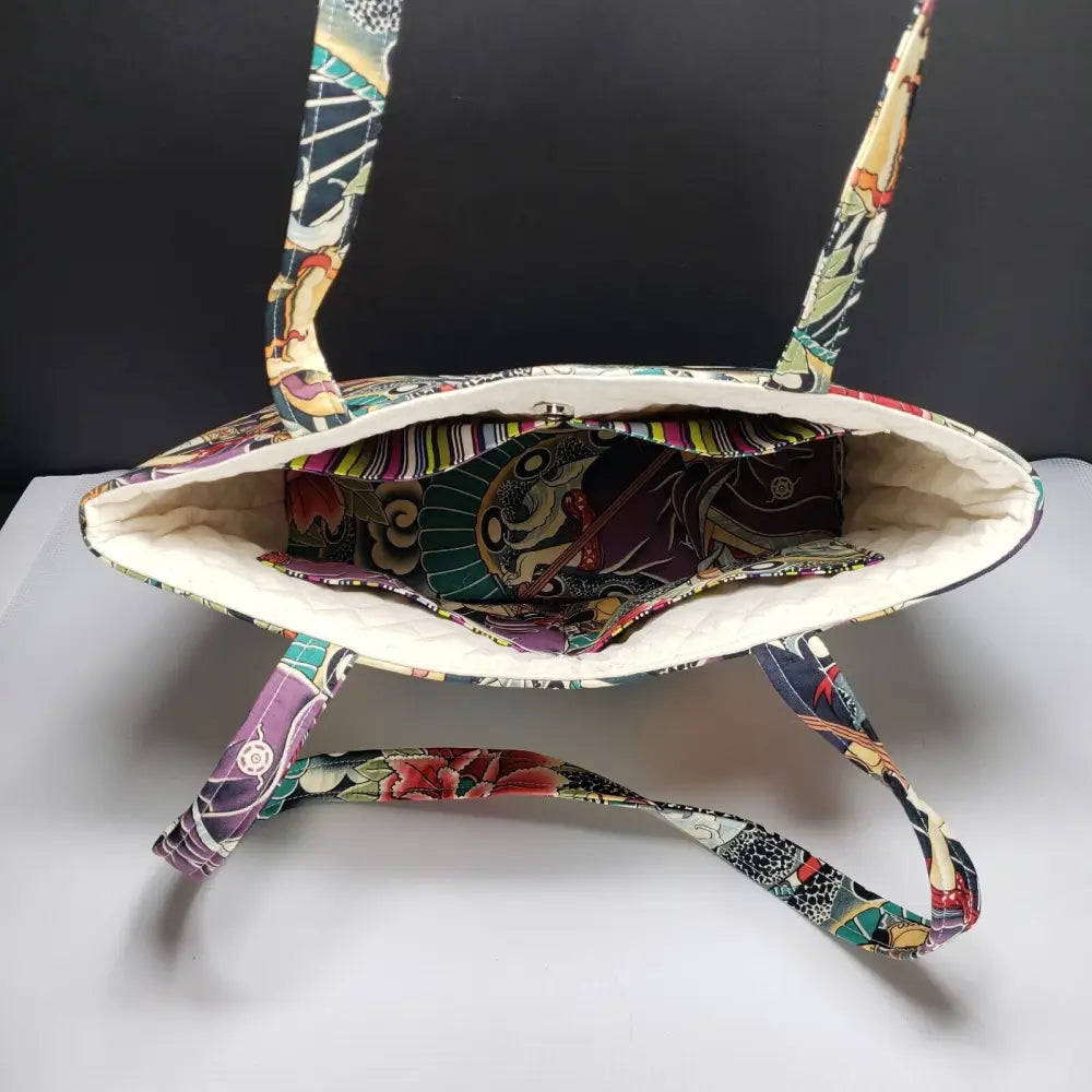 Handbag Handmade Zen Charmer Japanese Motif Handbags