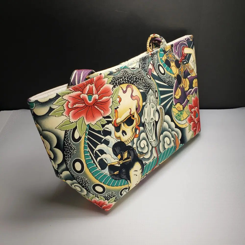 Handbag Handmade Zen Charmer Japanese Motif Handbags