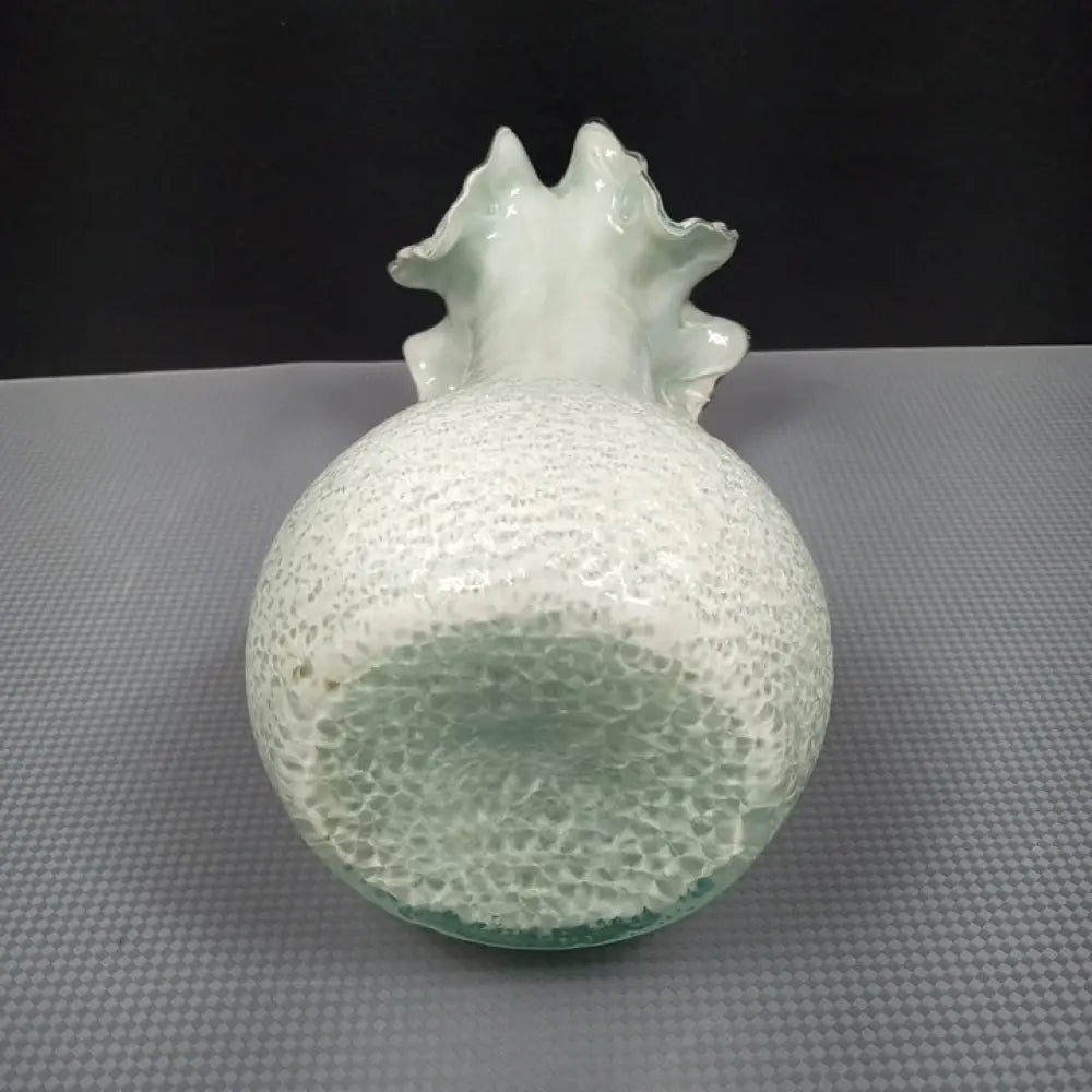 Handmade Blown Cased Glass Vase ( Vintage ) Decor