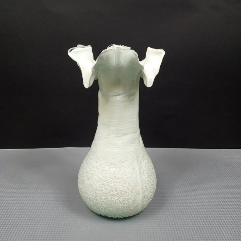 Handmade Blown Cased Glass Vase ( Vintage ) Decor