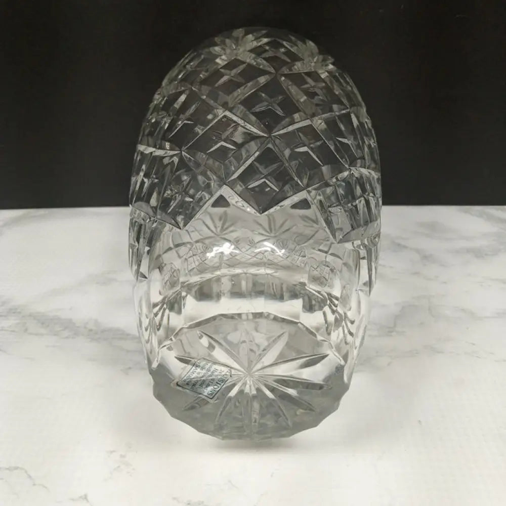 Handmade Samobor Crystal Vase ( Vintage ) Decor