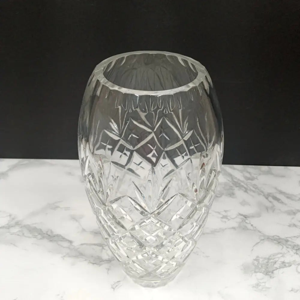 Handmade Samobor Crystal Vase ( Vintage ) Decor