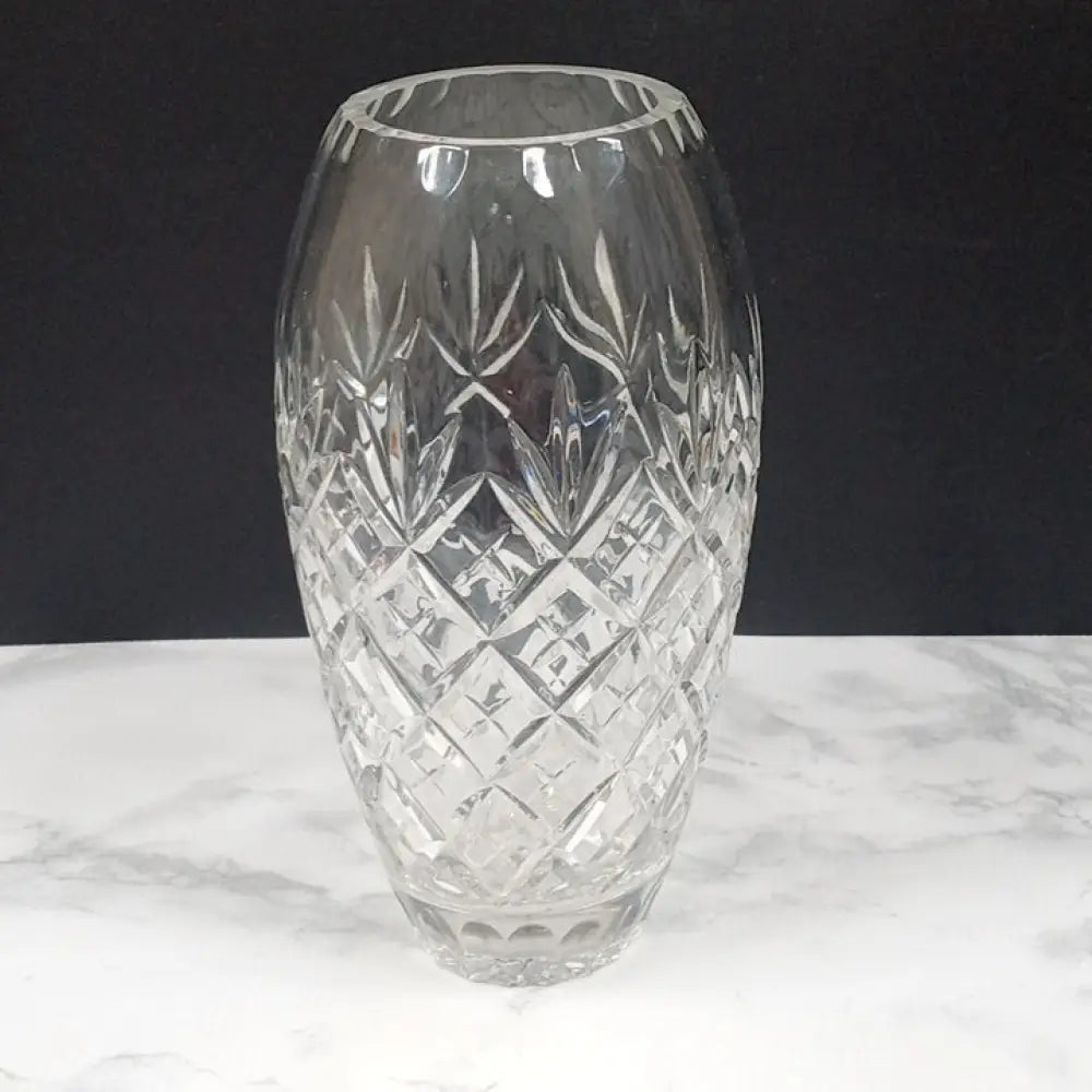Handmade Samobor Crystal Vase ( Vintage ) Decor