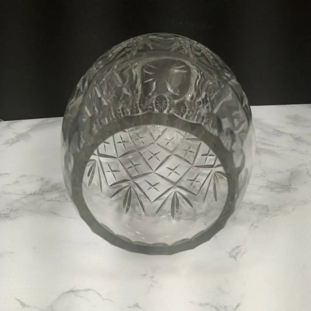 Handmade Samobor Crystal Vase ( Vintage ) Decor