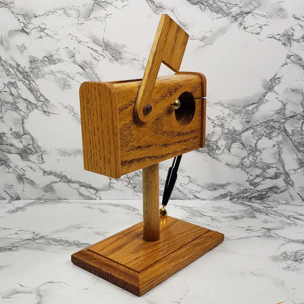 Handmade Solid Wood Desk Organizer Mailbox Vintage Decor