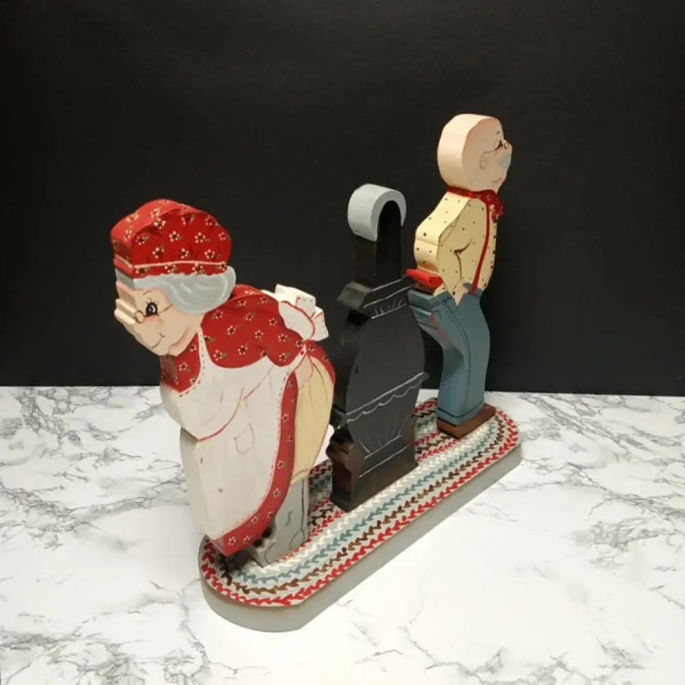 Handmade Solid Wood Ma & Pa ( Vintage ) Decor