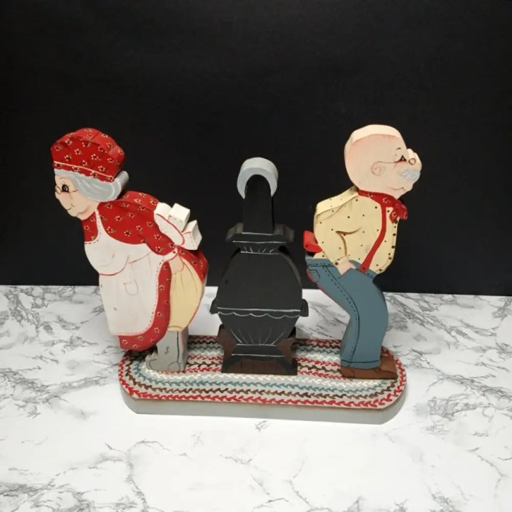 Handmade Solid Wood Ma & Pa ( Vintage ) Decor