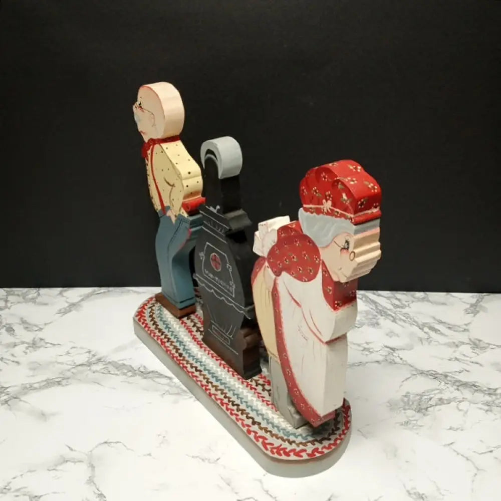 Handmade Solid Wood Ma & Pa ( Vintage ) Decor
