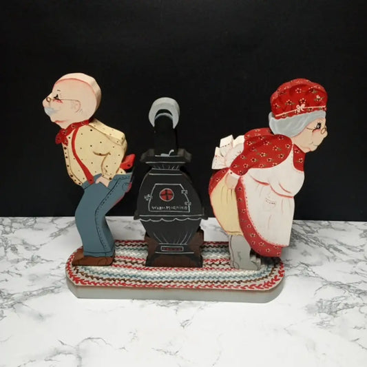 Handmade Solid Wood Ma & Pa ( Vintage ) Decor