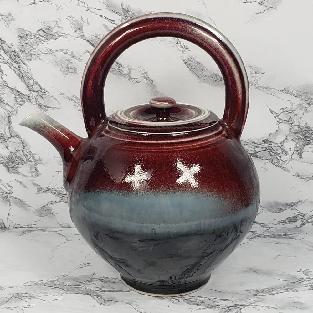Handmade Teapot Stoneware Pottery Hope Vintage Kitchen & Dining