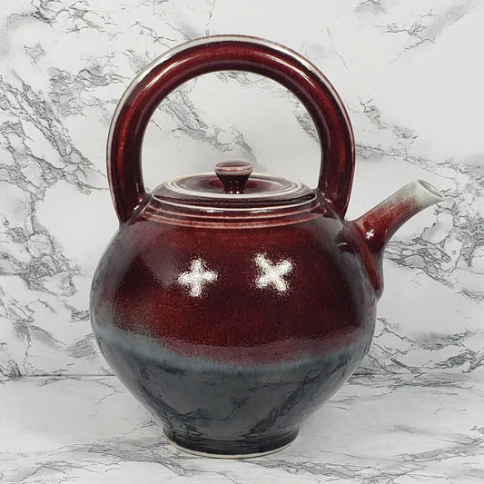 Handmade Teapot Stoneware Pottery Hope Vintage Kitchen & Dining