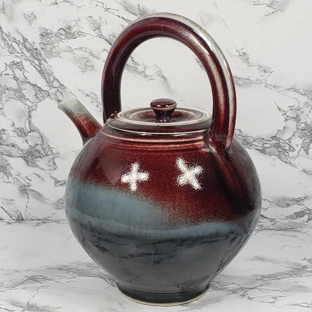 Handmade Teapot Stoneware Pottery Hope Vintage Kitchen & Dining