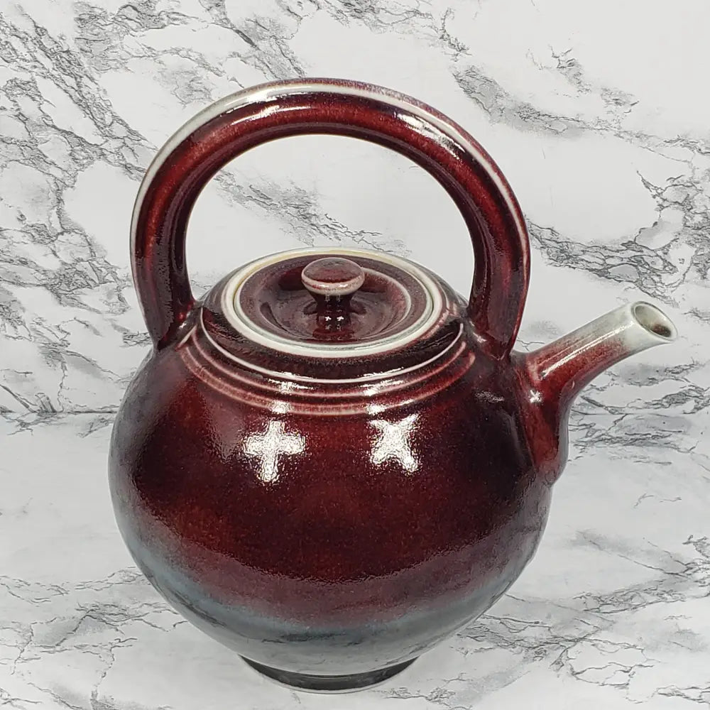 Handmade Teapot Stoneware Pottery Hope Vintage Kitchen & Dining