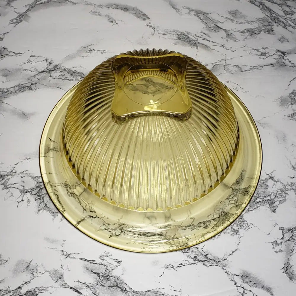 Hazel Atlas Ribbed Mixing Bowl Vintage - Decor