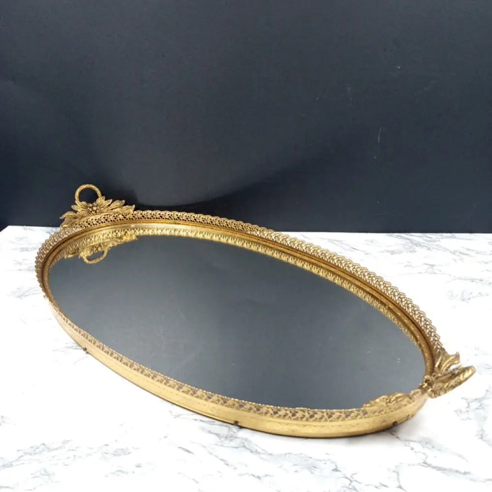 Hollywood Regency Matson Handled Vanity Tray Mid Century Decor